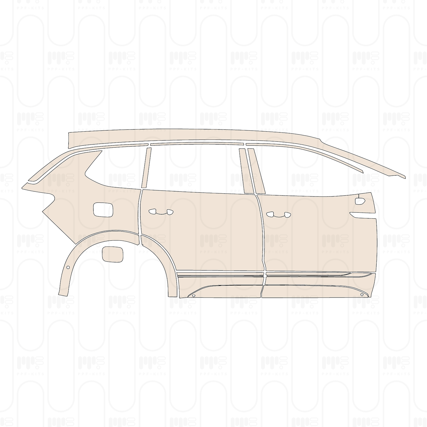 PPF prédécoupé Volkswagen Talagon R-Line 2023