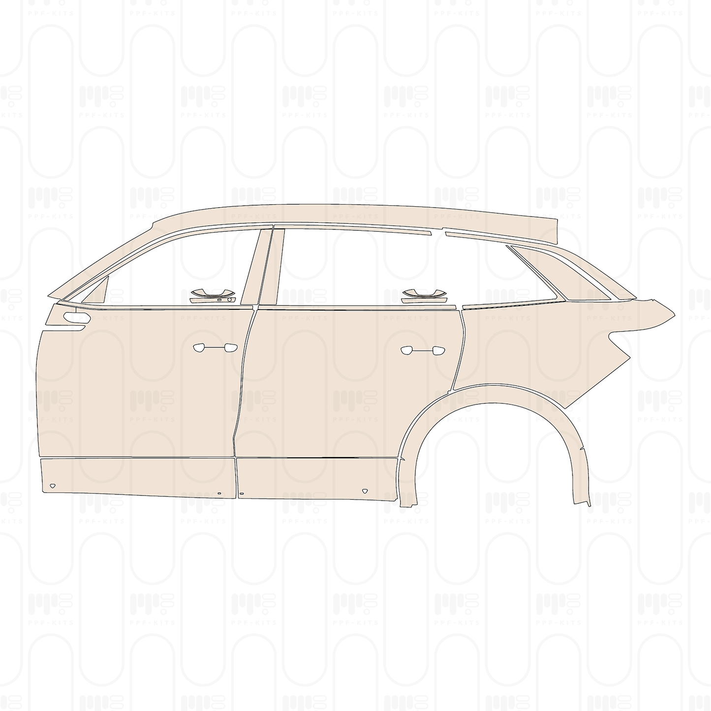 PPF prédécoupé Volkswagen Tavendor Base 2023