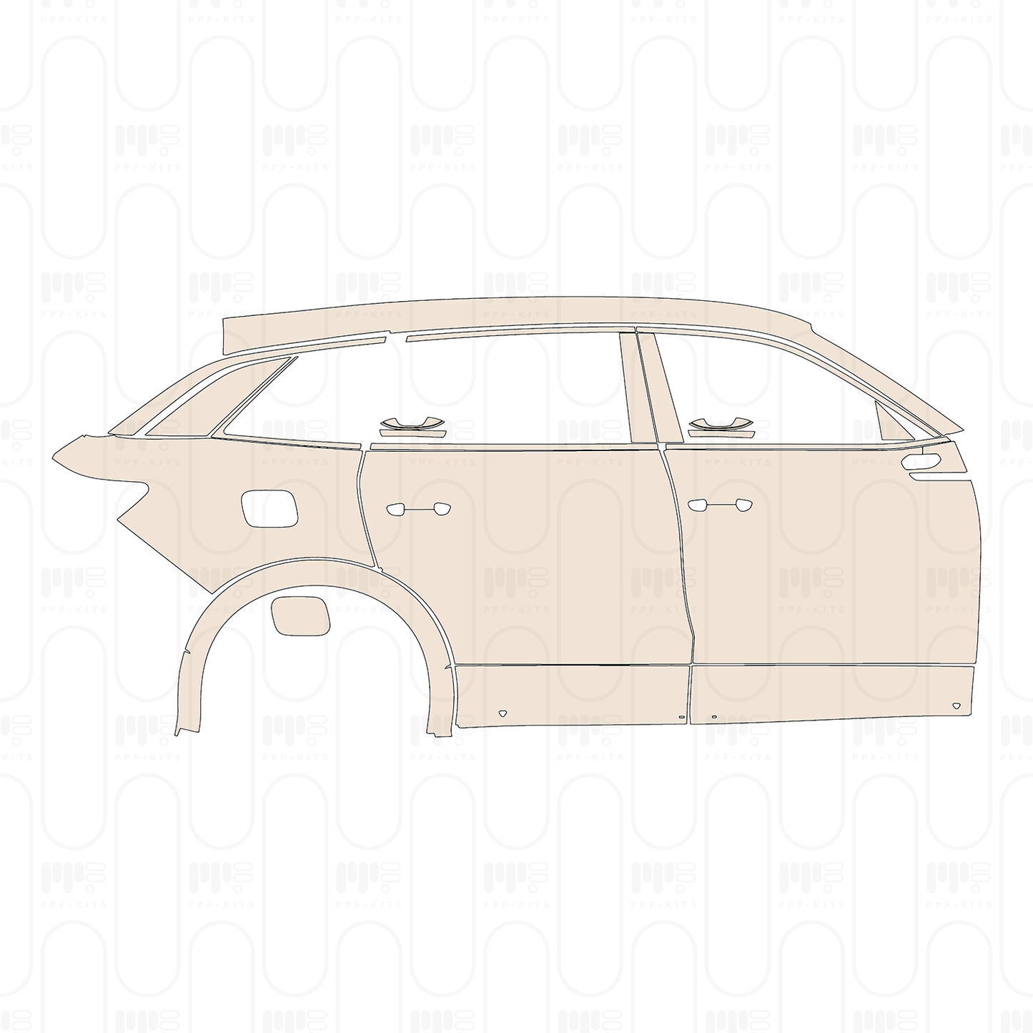 PPF prédécoupé Volkswagen Tavendor Base 2023