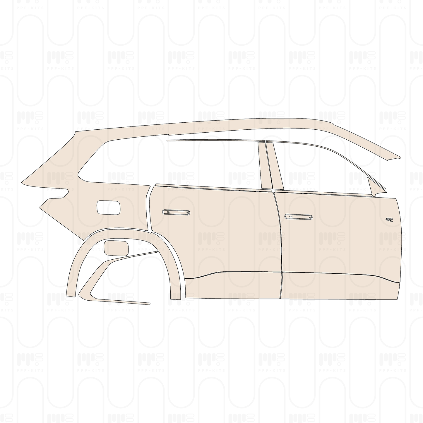 PPF prédécoupé Volkswagen Teramont Pro R-Line 2025