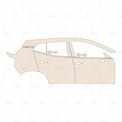 Volvo EX30 2025 – Film de protection PPF prédécoupé