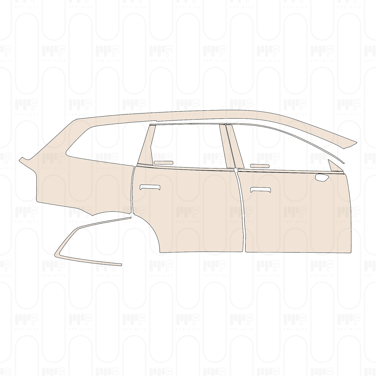 PPF prédécoupé Volvo EX90 2025