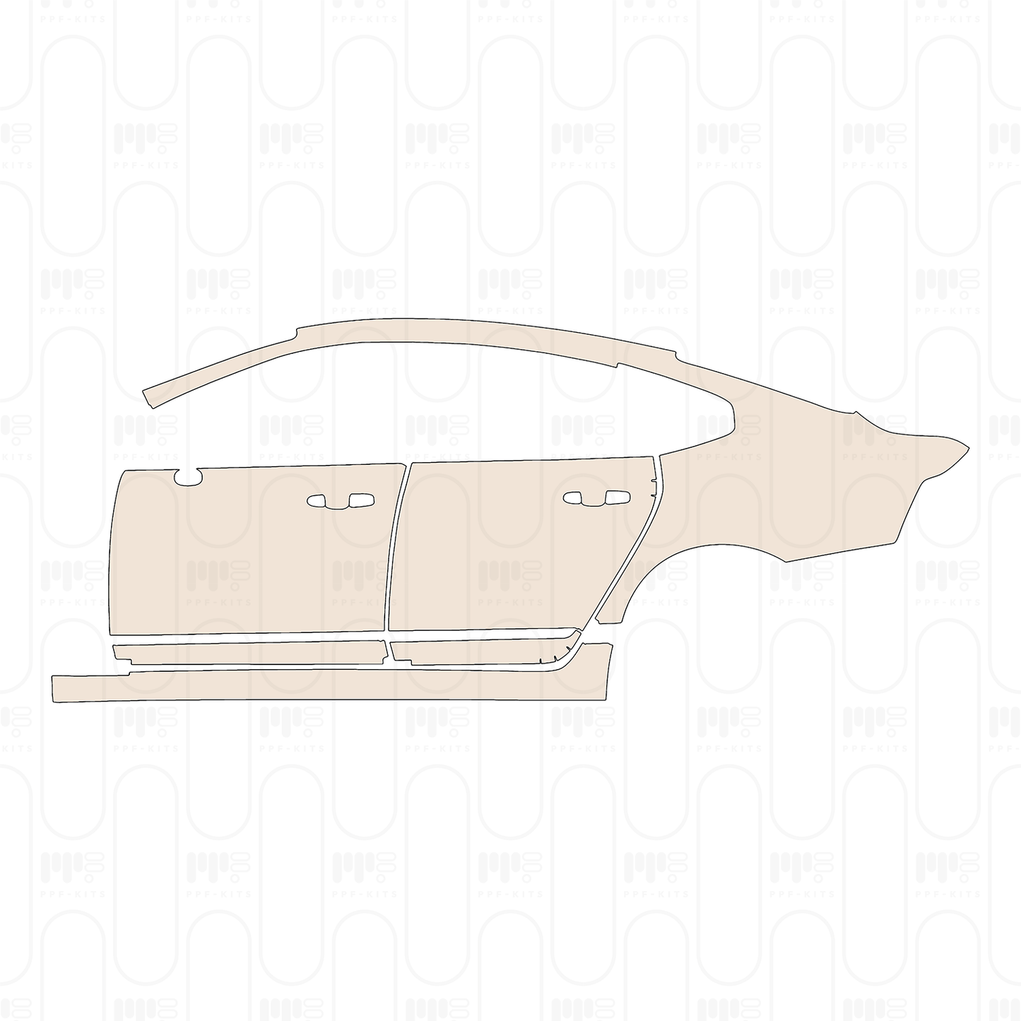 PPF prédécoupé Volvo S90 Standard Wheelbase Inscription 2023
