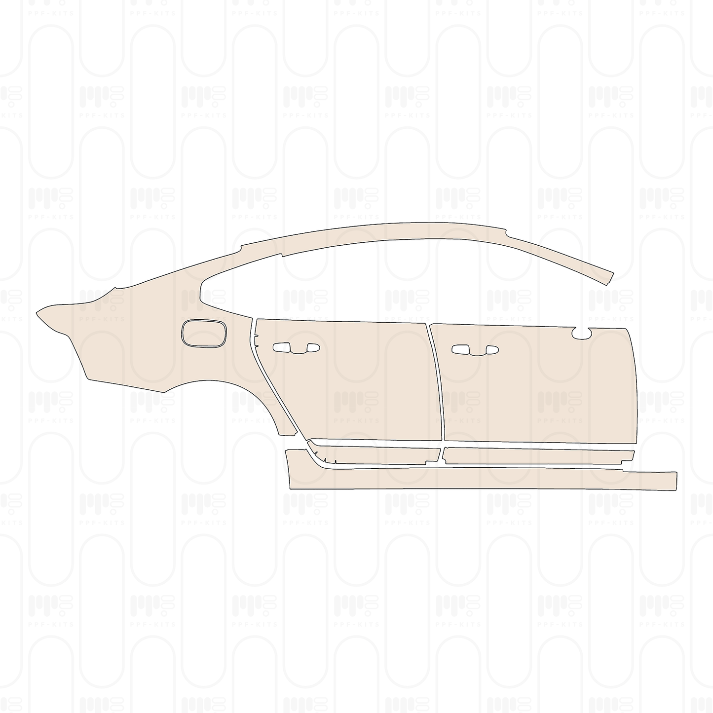 PPF prédécoupé Volvo S90 Standard Wheelbase Inscription 2023