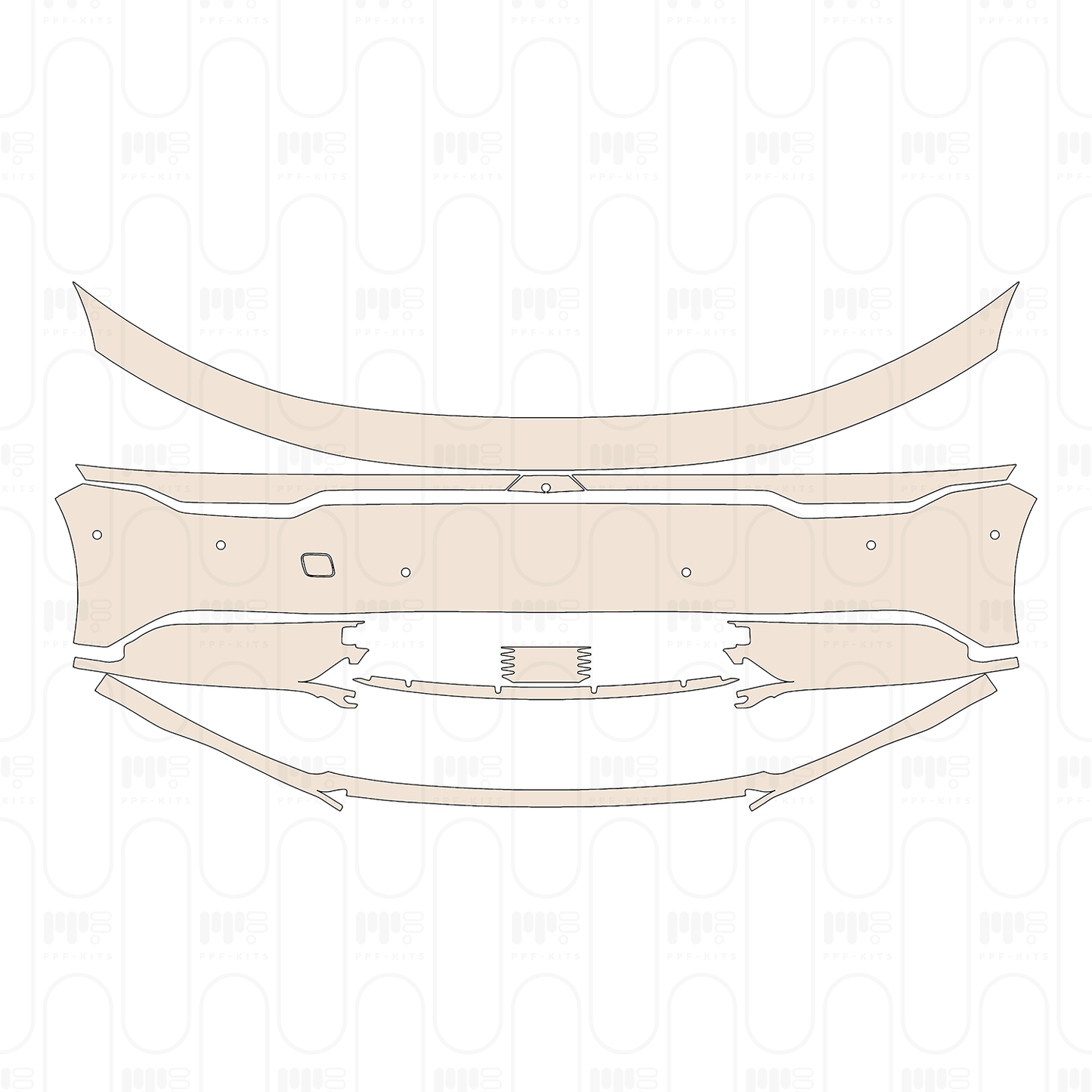 PPF prédécoupé Zeekr 007 2024