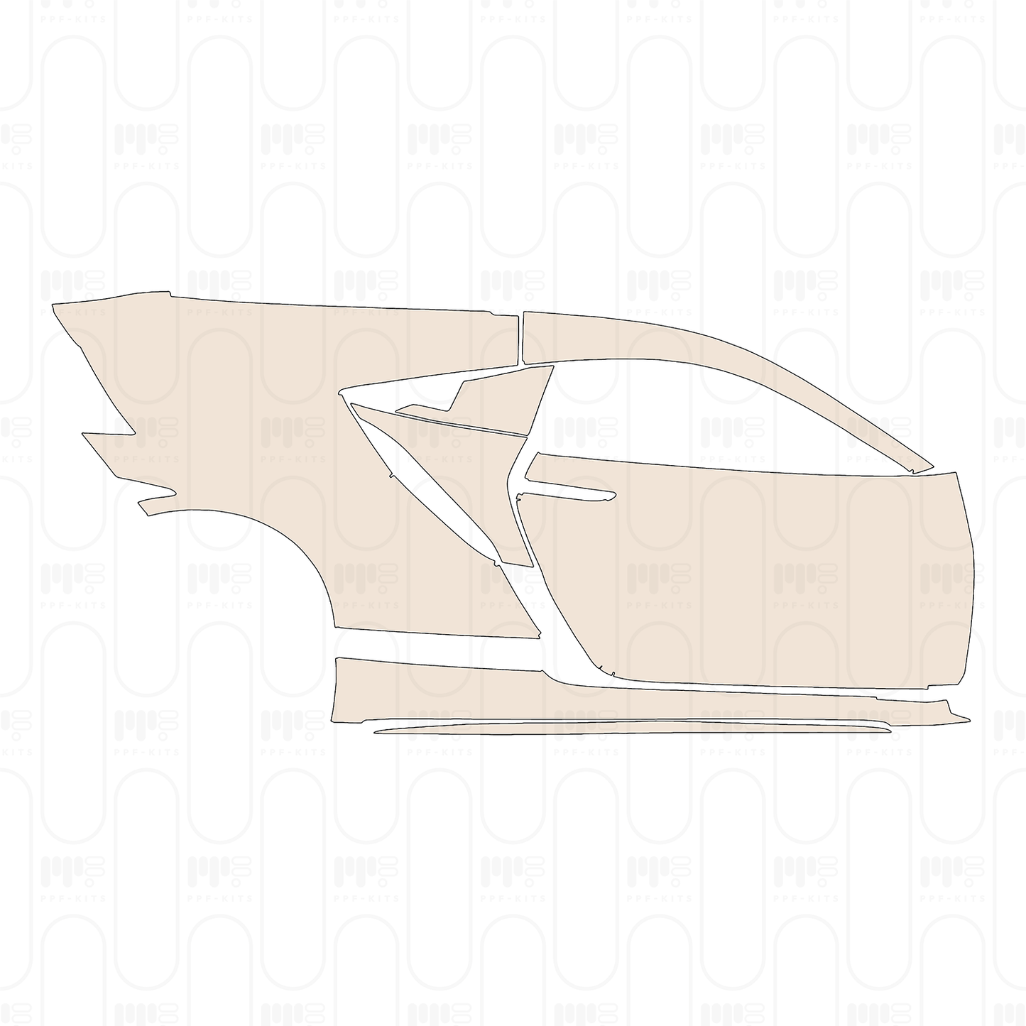 PPF prédécoupé Acura NSX 2023
