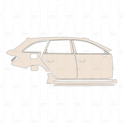 PPF prédécoupé Audi A4 RS4 Avant 2022