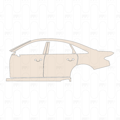 PPF prédécoupé Audi A8 (Standard Wheelbase) Base 2023