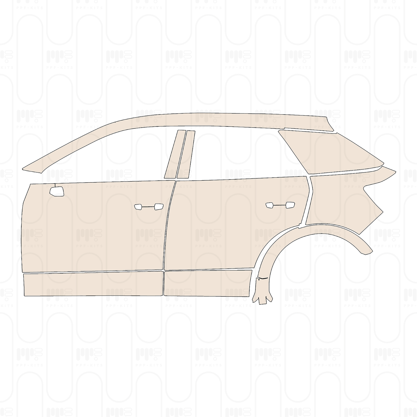 PPF prédécoupé Audi Q2 Base 2022