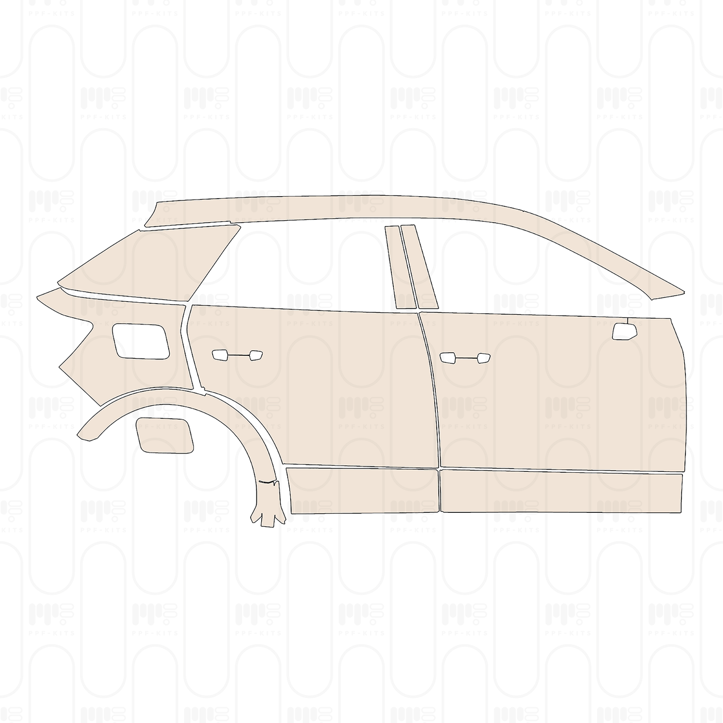 PPF prédécoupé Audi Q2 Base 2022