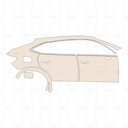PPF prédécoupé Audi Q3 Sportback Base 2022