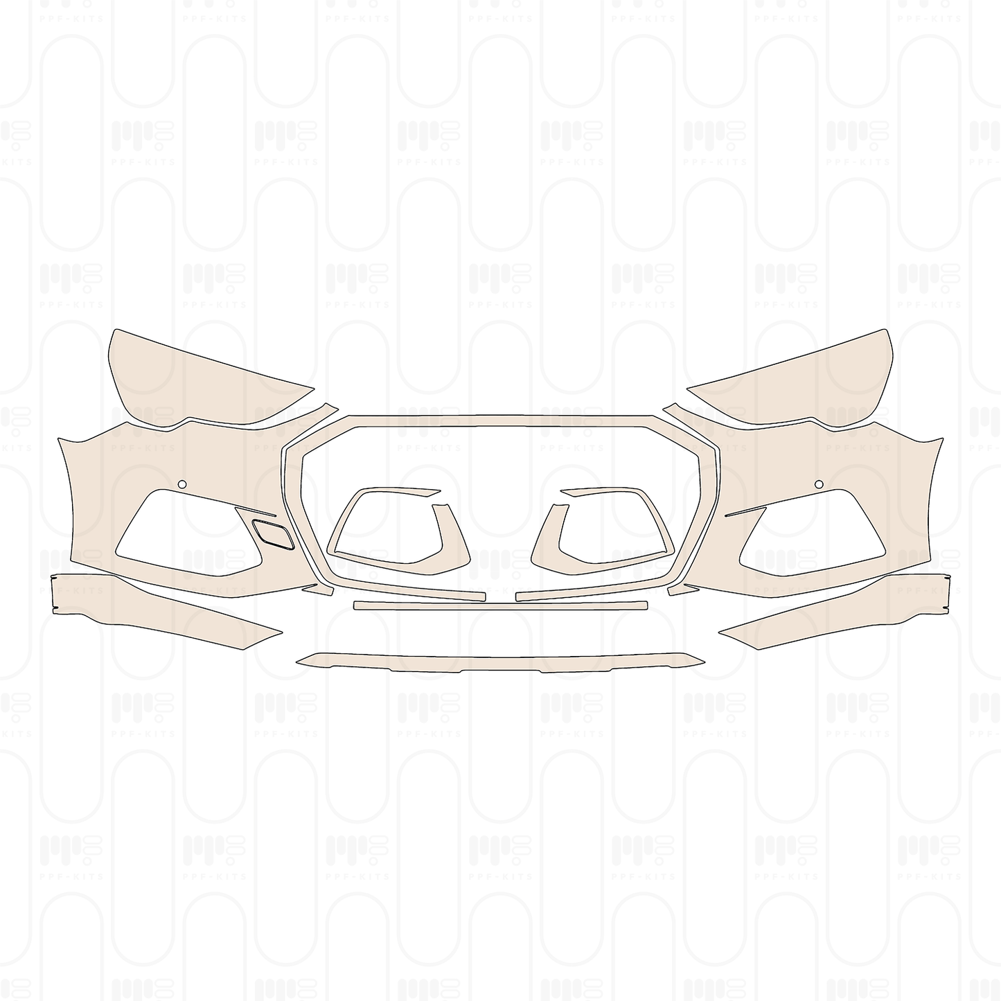 PPF prédécoupé Audi Q3 SUV Base 2022