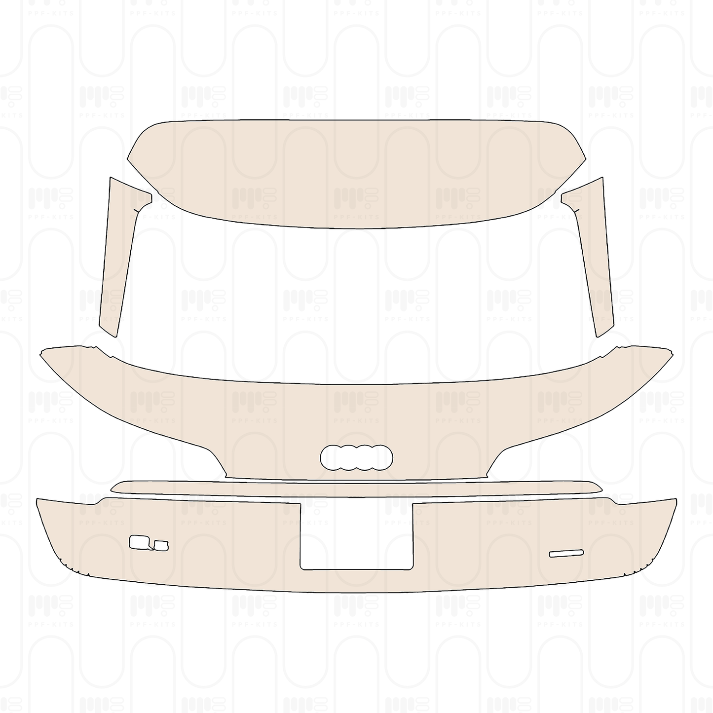 PPF prédécoupé Audi Q5 Standard Wheelbase Base 2022