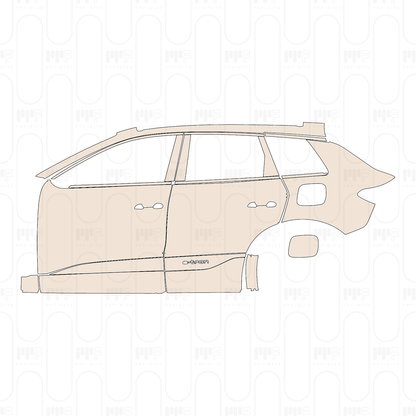 PPF prédécoupé Audi Q6 e-tron SUV Base 2024