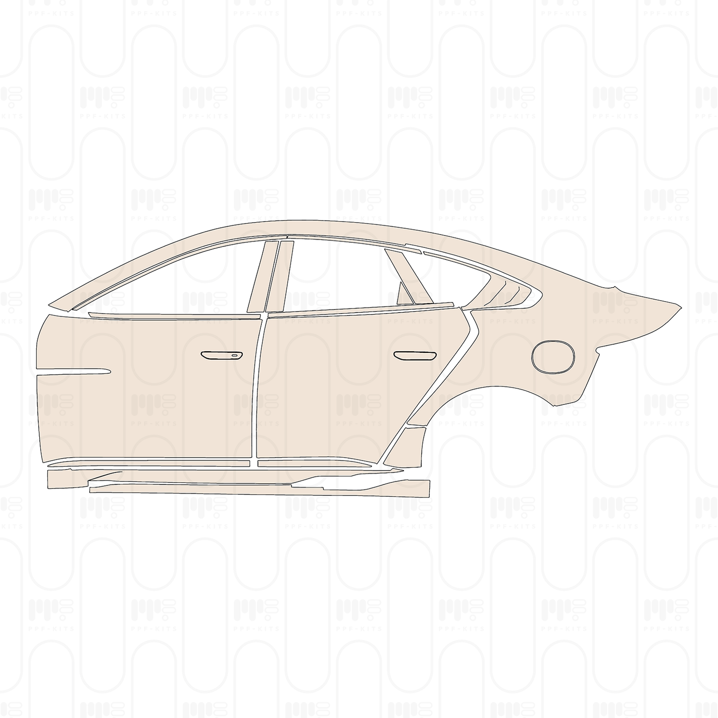 PPF prédécoupé BYD Han DM-i 2022