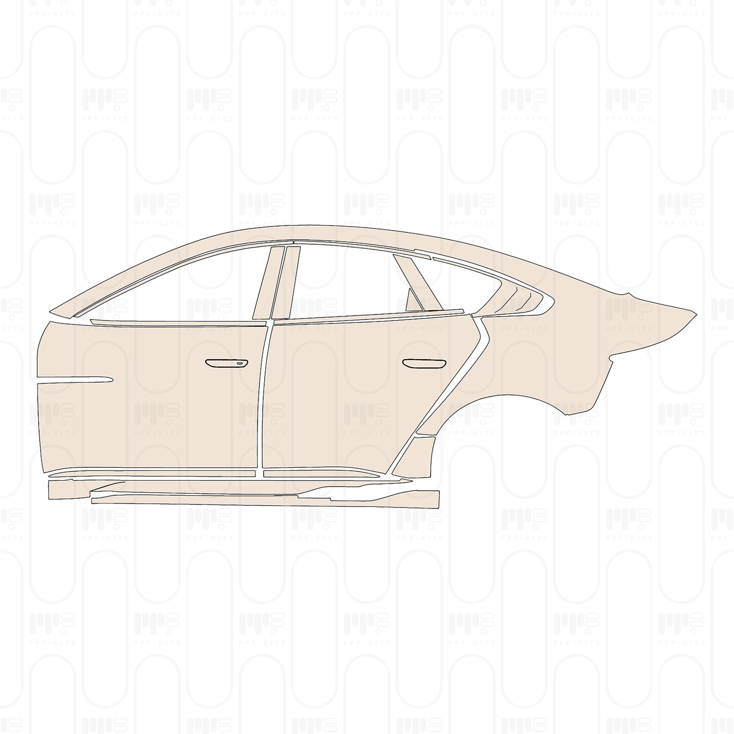PPF prédécoupé BYD Han EV 2022
