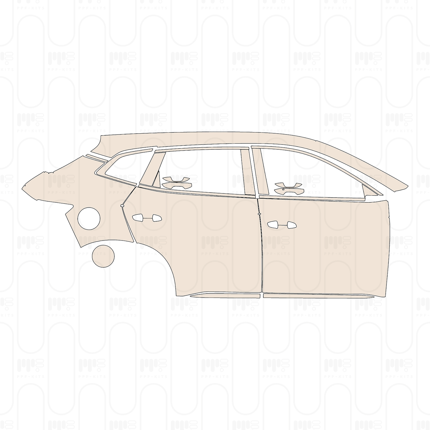 PPF prédécoupé BYD SEAL U DM-i 2024