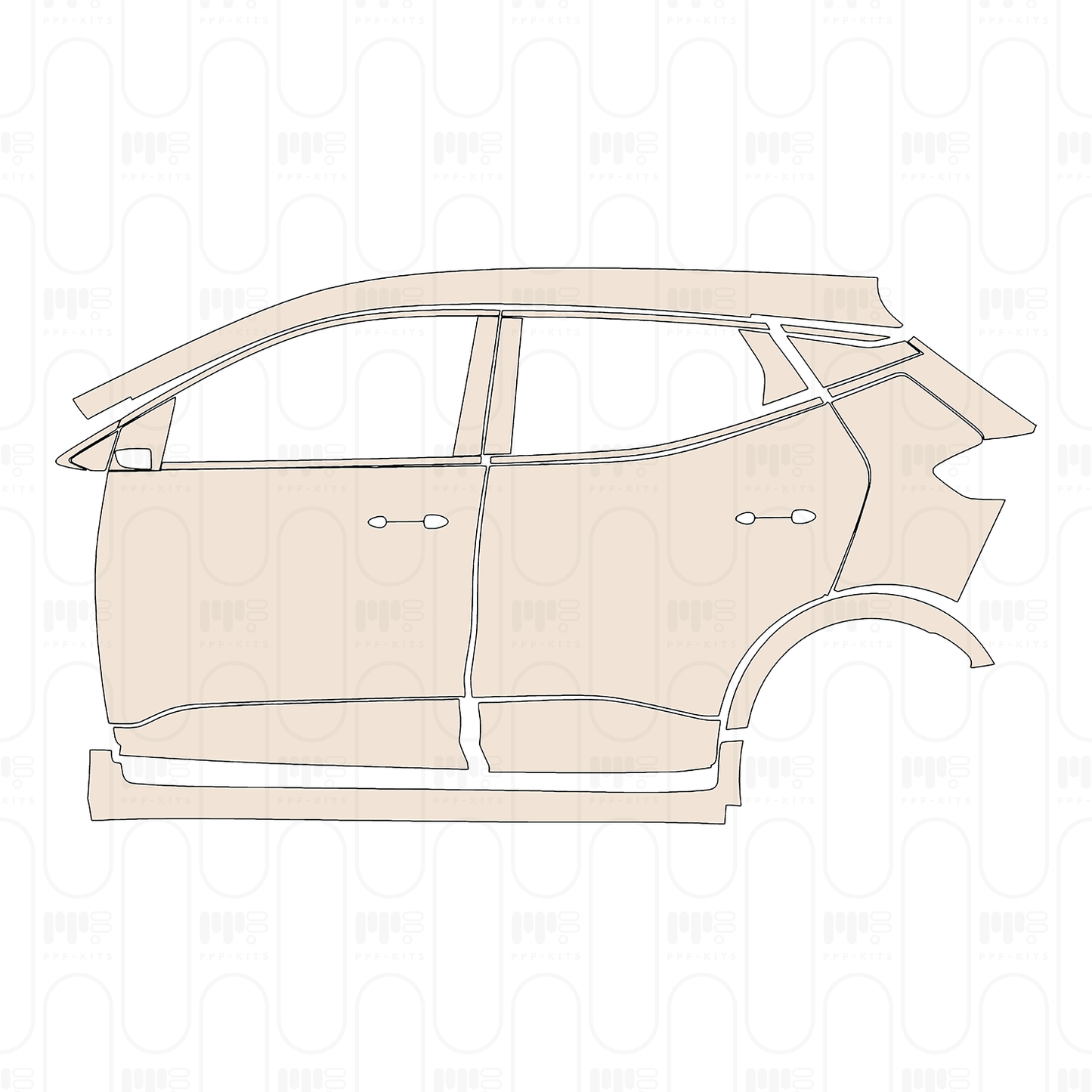 PPF prédécoupé Chevrolet Bolt EUV LT 2022
