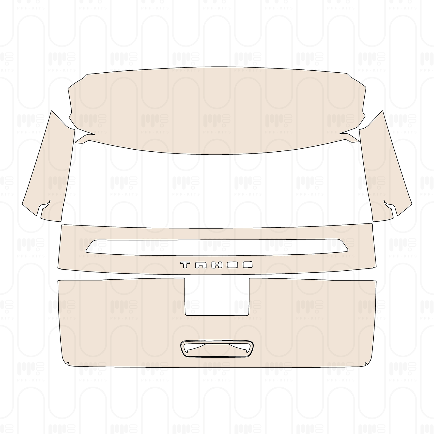 PPF prédécoupé Chevrolet Tahoe LS 2022