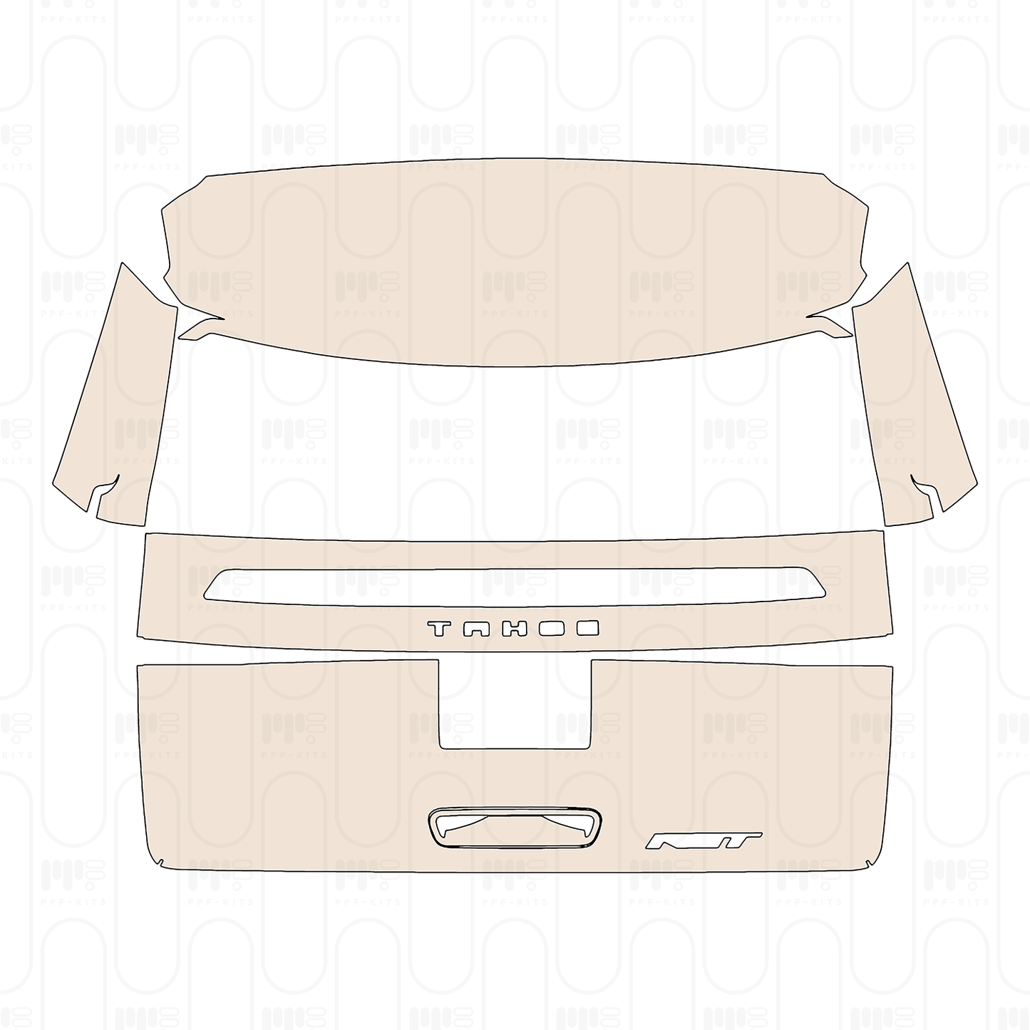 PPF prédécoupé Chevrolet Tahoe RST 2022