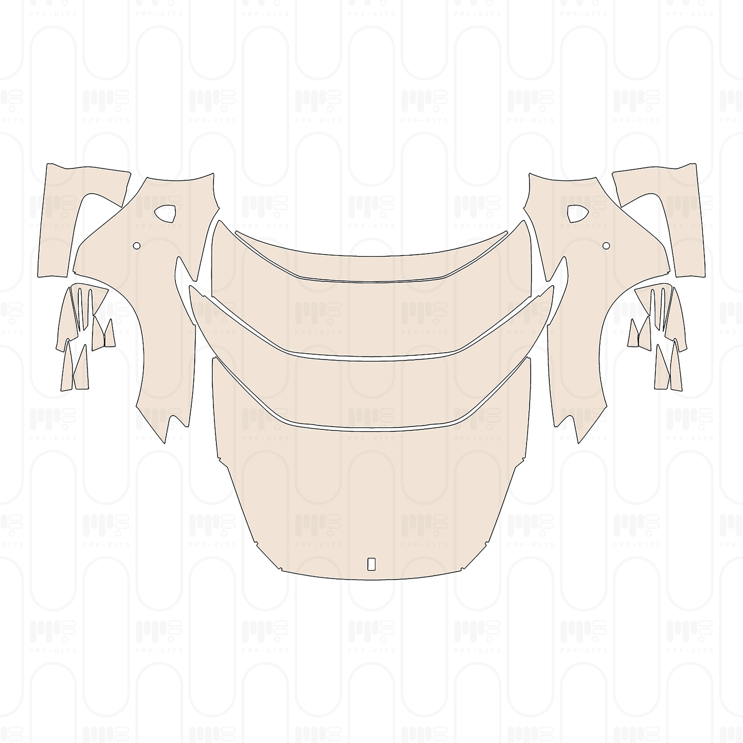 PPF prédécoupé Ferrari 812 competizione 2024