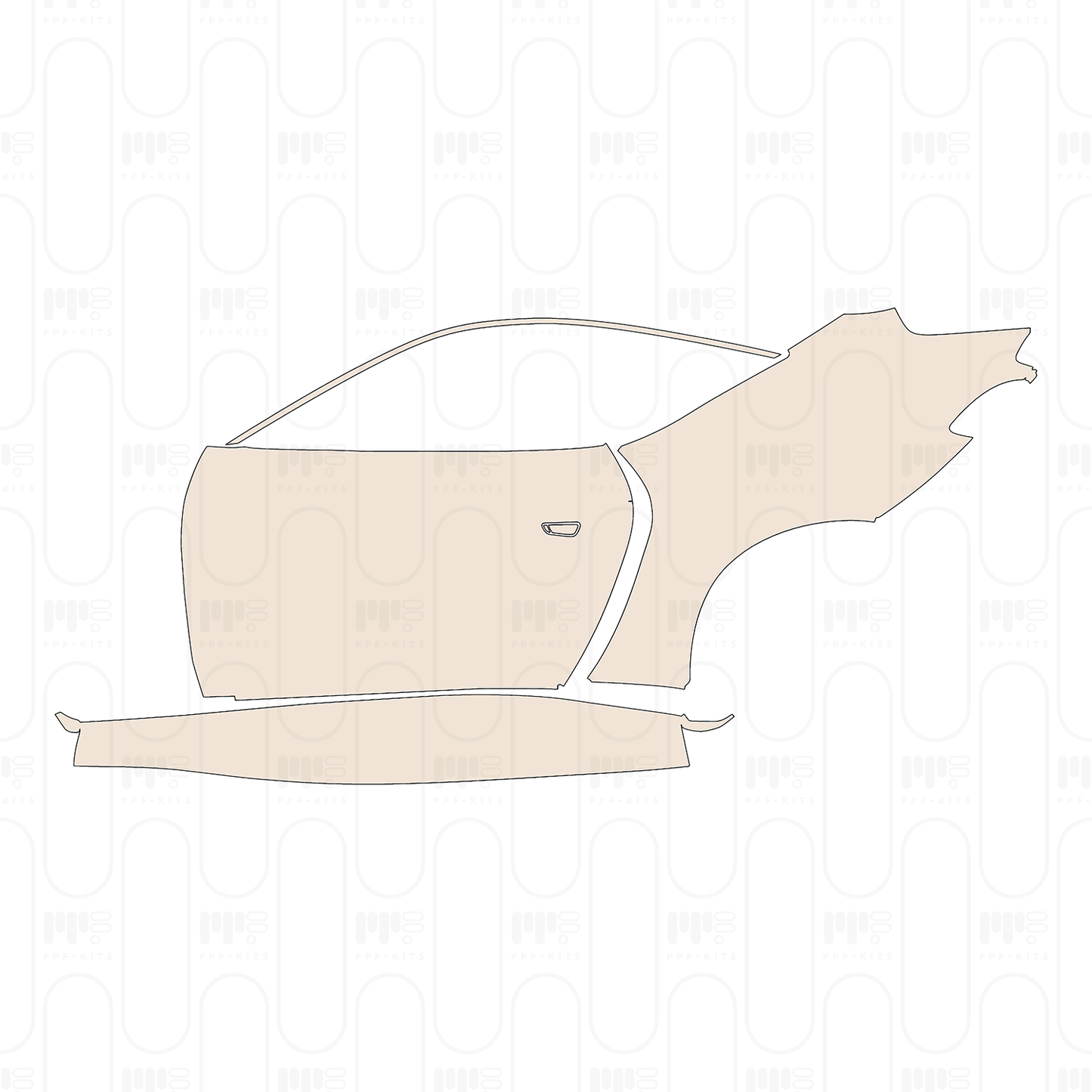 PPF prédécoupé Ferrari Roma Coupe 2023