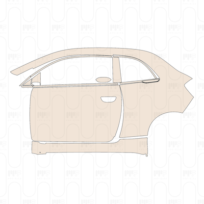 PPF prédécoupé Fiat 500e 2 door Base Coupe 2022