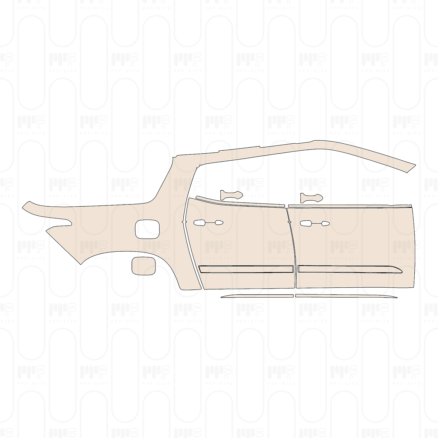 PPF prédécoupé Fiat Toro 2023
