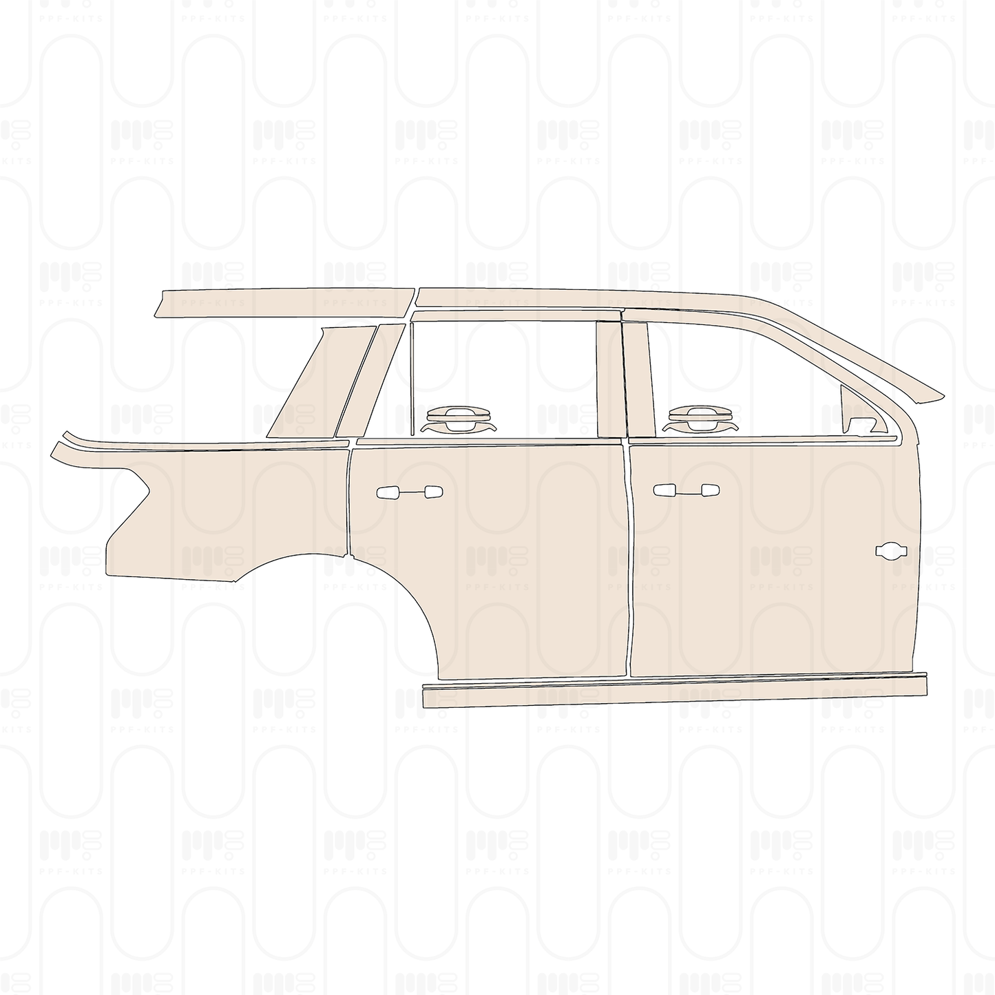 PPF prédécoupé Ford Expedition Standard Wheelbase King Ranch 2022