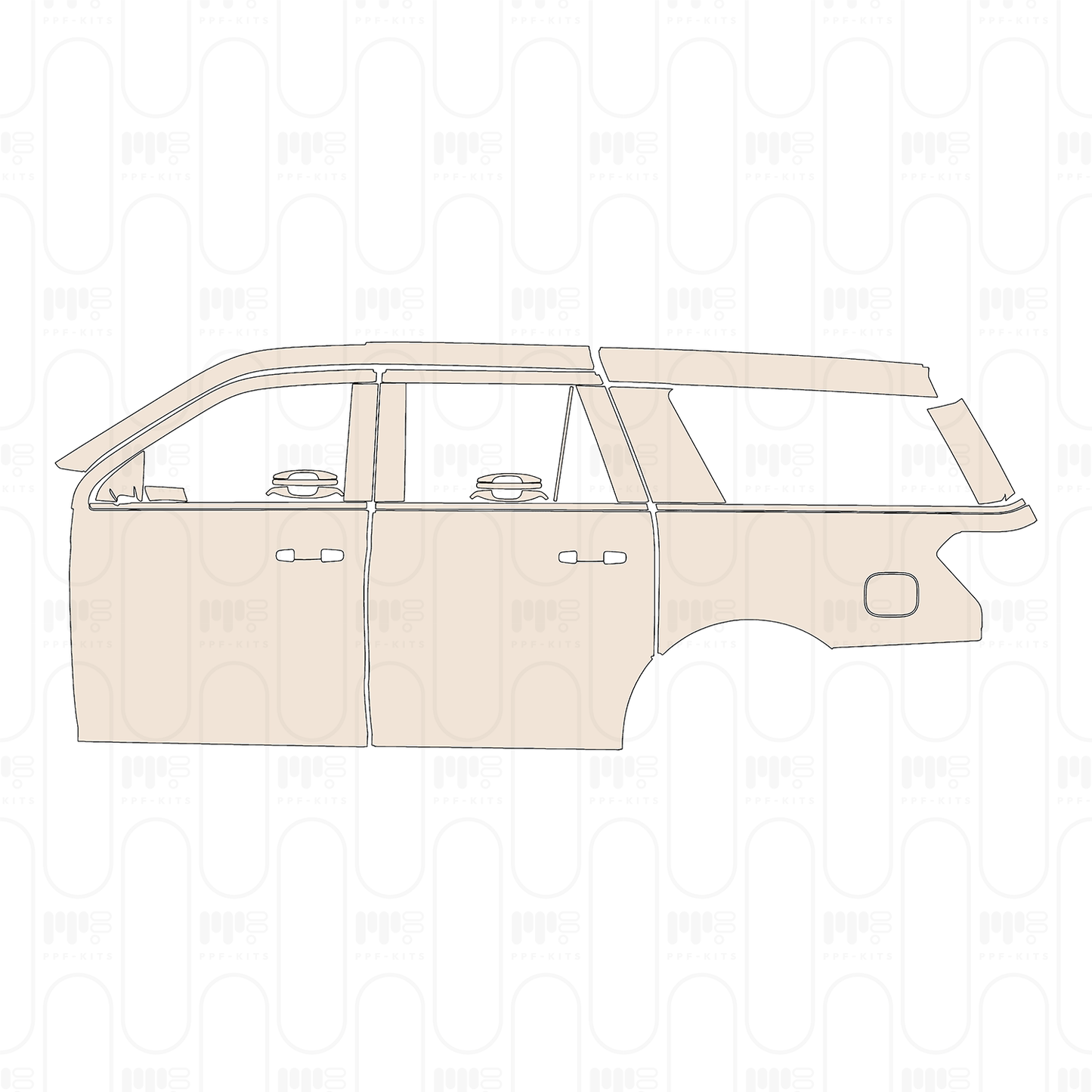 PPF prédécoupé Ford Expedition Extended Wheelbase Limited 2022