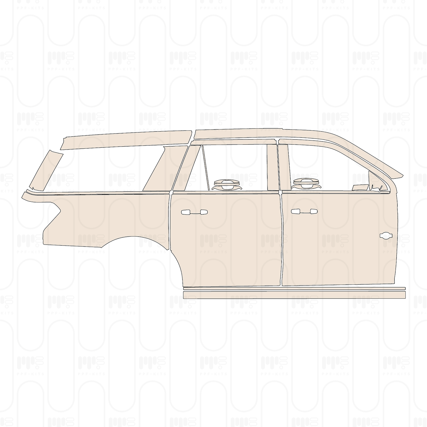 PPF prédécoupé Ford Expedition Extended Wheelbase King Ranch 2022