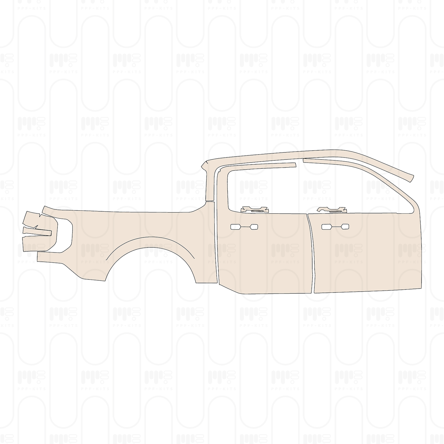 PPF prédécoupé Ford Maverick LARIAT 2022