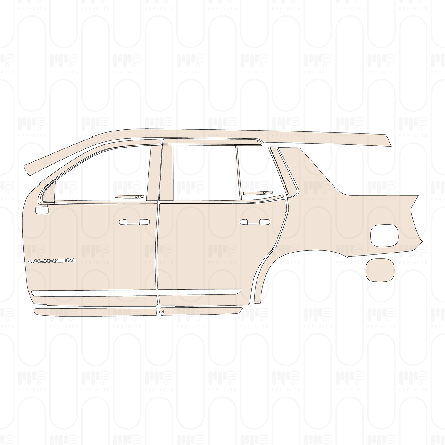 PPF prédécoupé GMC Yukon SLE 2023