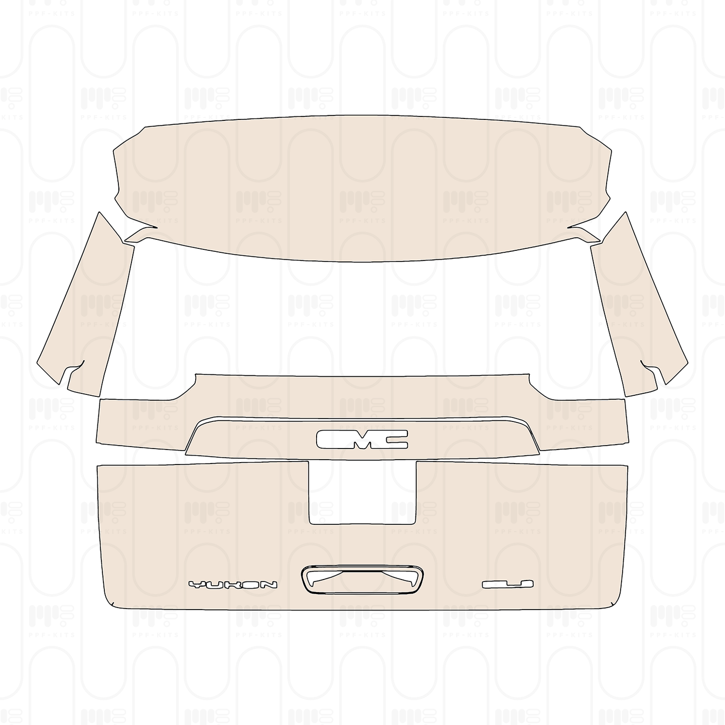 PPF prédécoupé GMC Yukon SLE 2023