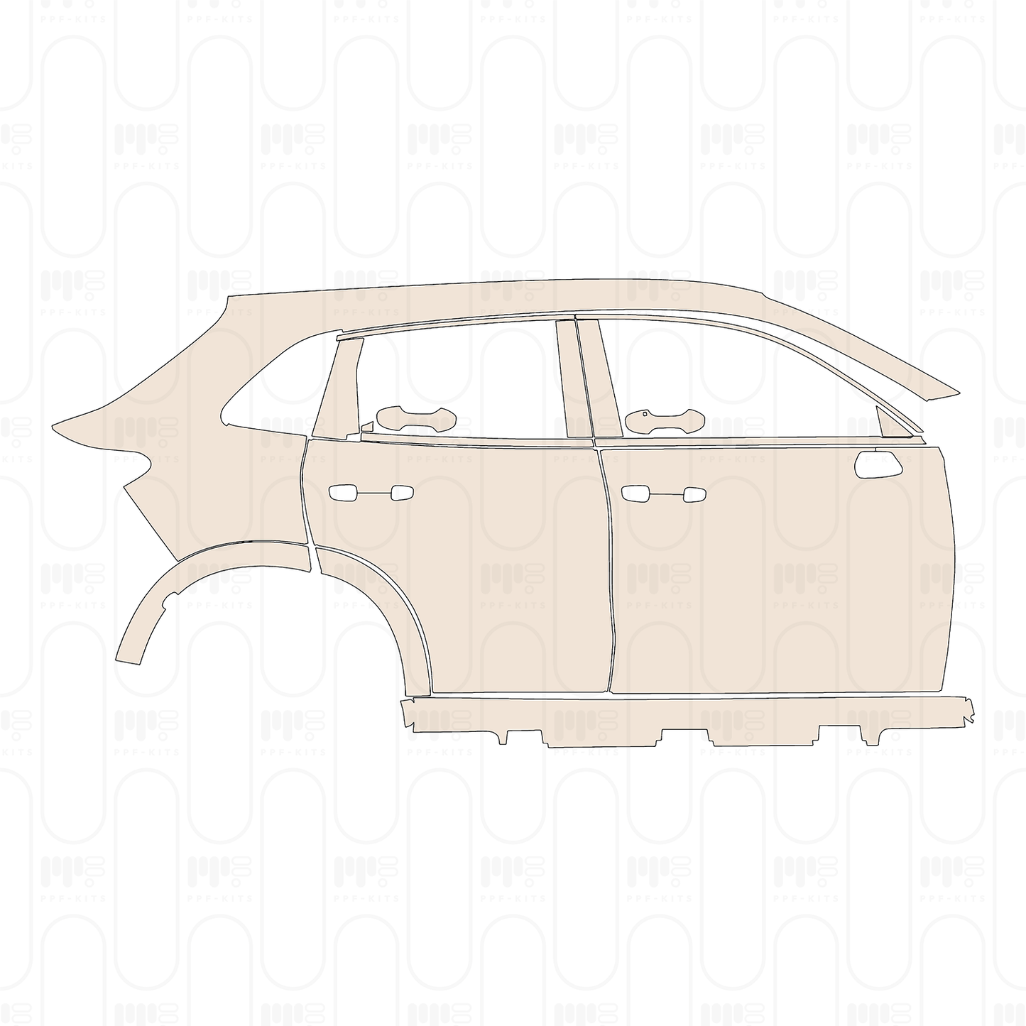 PPF prédécoupé Honda ZR-V (CN) e:HEV 2022