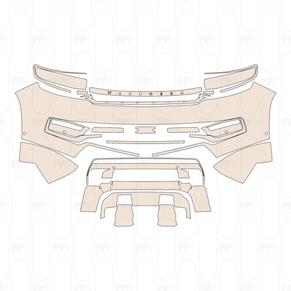 PPF prédécoupé JEEP Grand Wagoneer Extended Wheelbase Base 2022