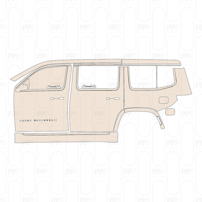 PPF prédécoupé JEEP Grand Wagoneer Standard Wheelbase Base 2022