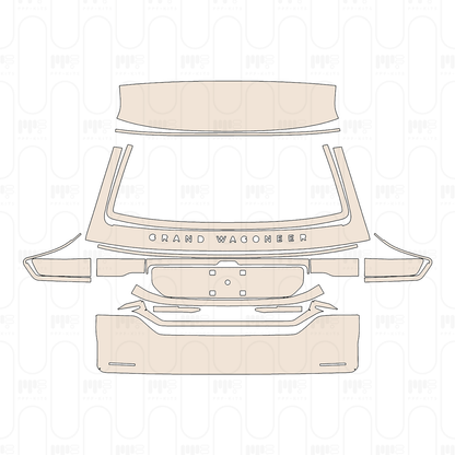 PPF prédécoupé JEEP Grand Wagoneer Standard Wheelbase Base 2022