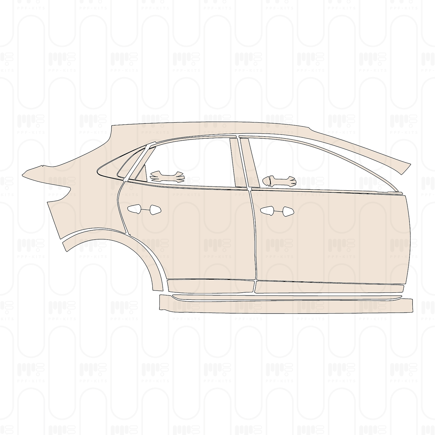 PPF prédécoupé KIA Xceed (EU) Base 2022