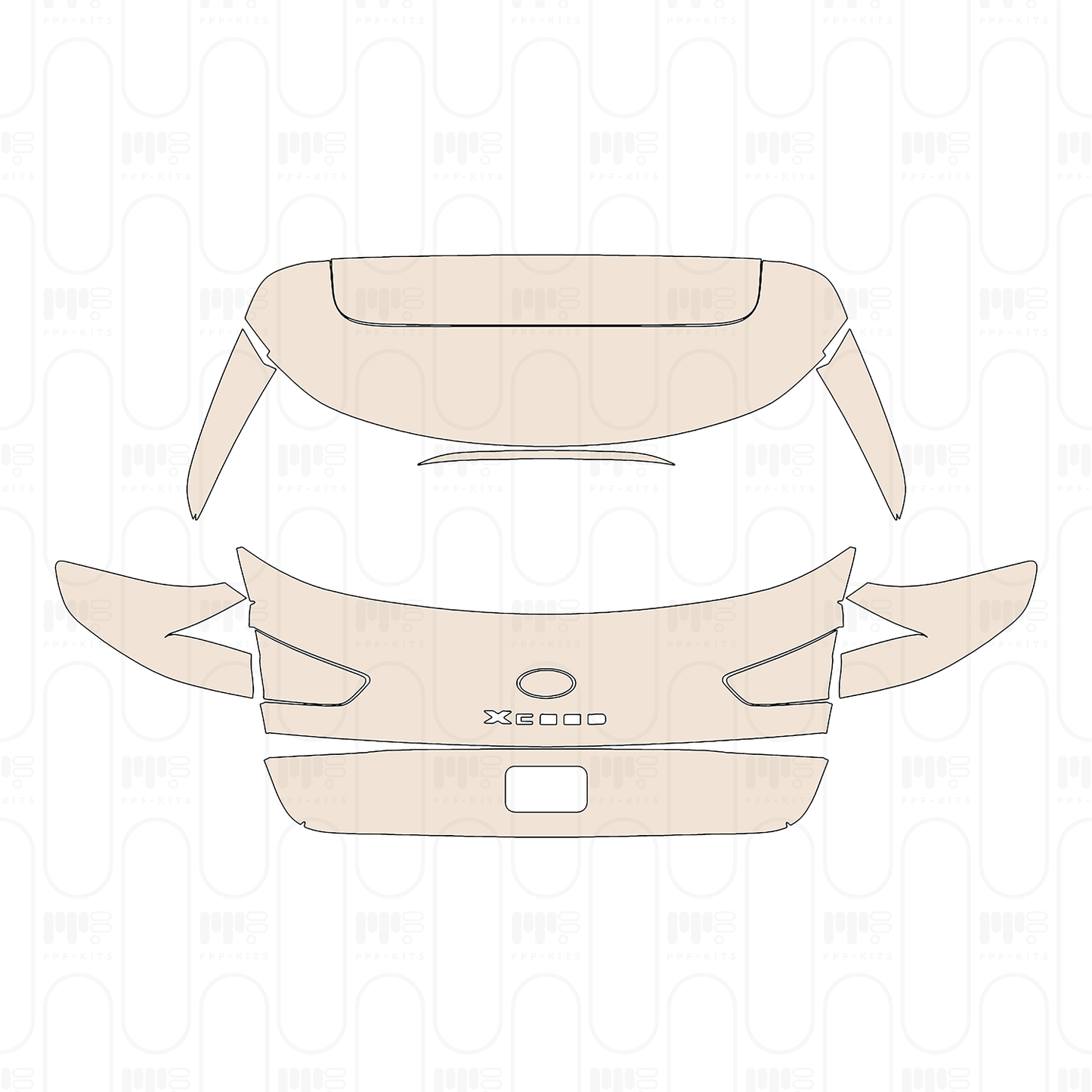 PPF prédécoupé KIA Xceed (EU) Base 2022