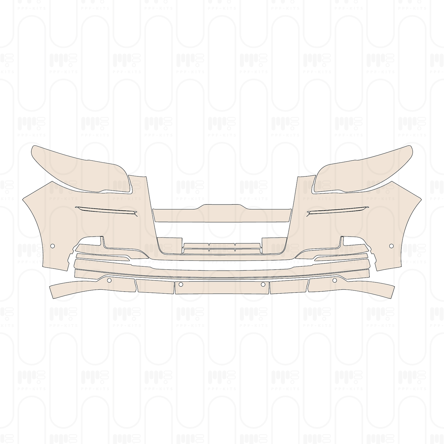 PPF prédécoupé Lincoln Navigator Extended Wheelbase 2022