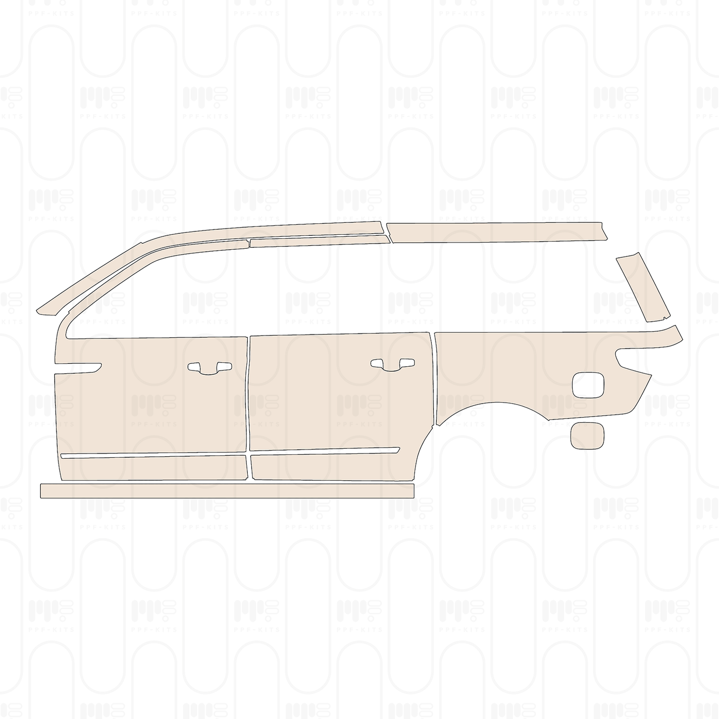 PPF prédécoupé Lincoln Navigator Extended Wheelbase 2022