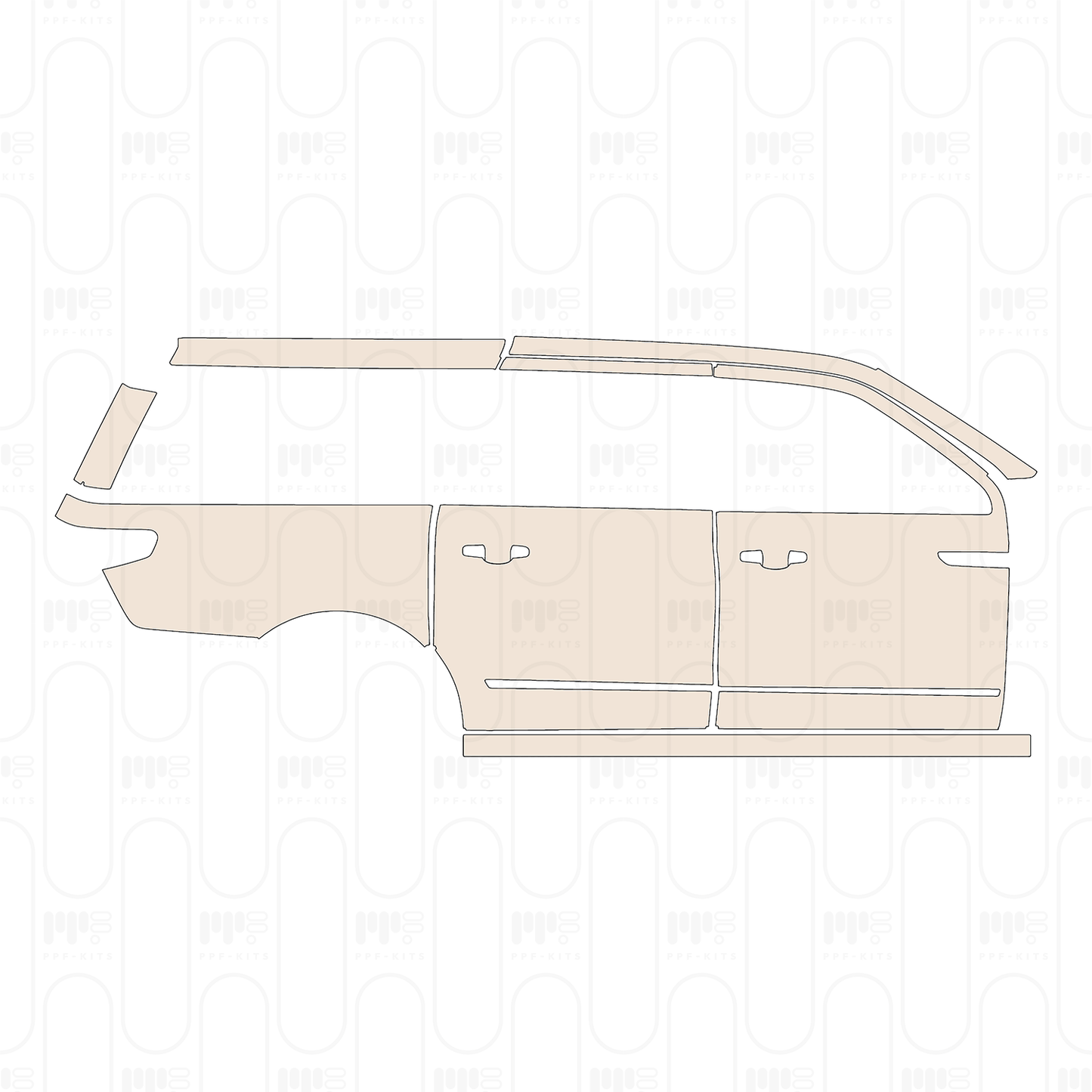 PPF prédécoupé Lincoln Navigator Extended Wheelbase 2022
