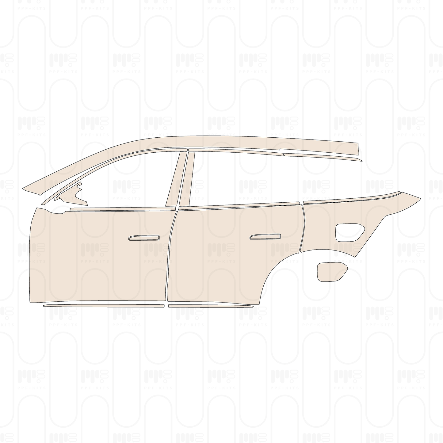 PPF prédécoupé NIO EL6 (EU) 2023