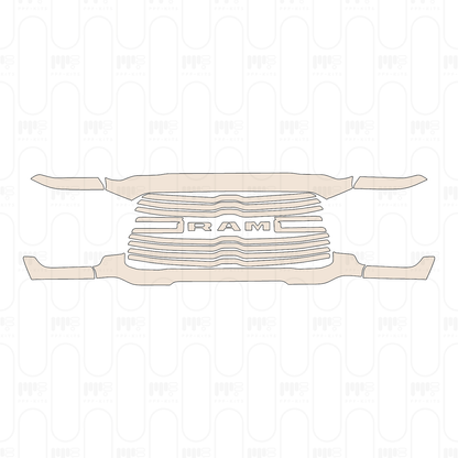 PPF prédécoupé RAM Trucks 2500 Crew Cab Laramie 2023