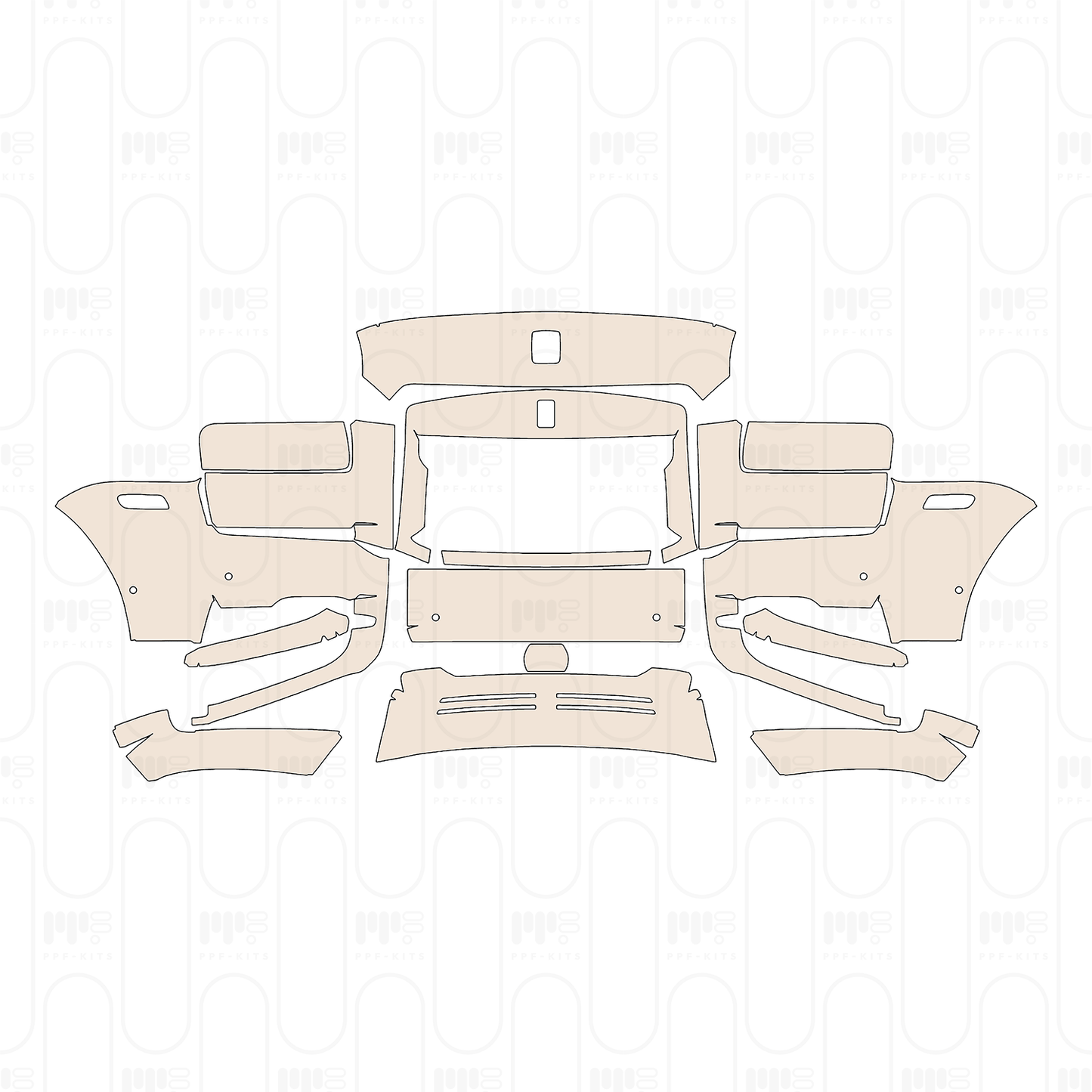 PPF prédécoupé Rolls-Royce Cullinan 2021