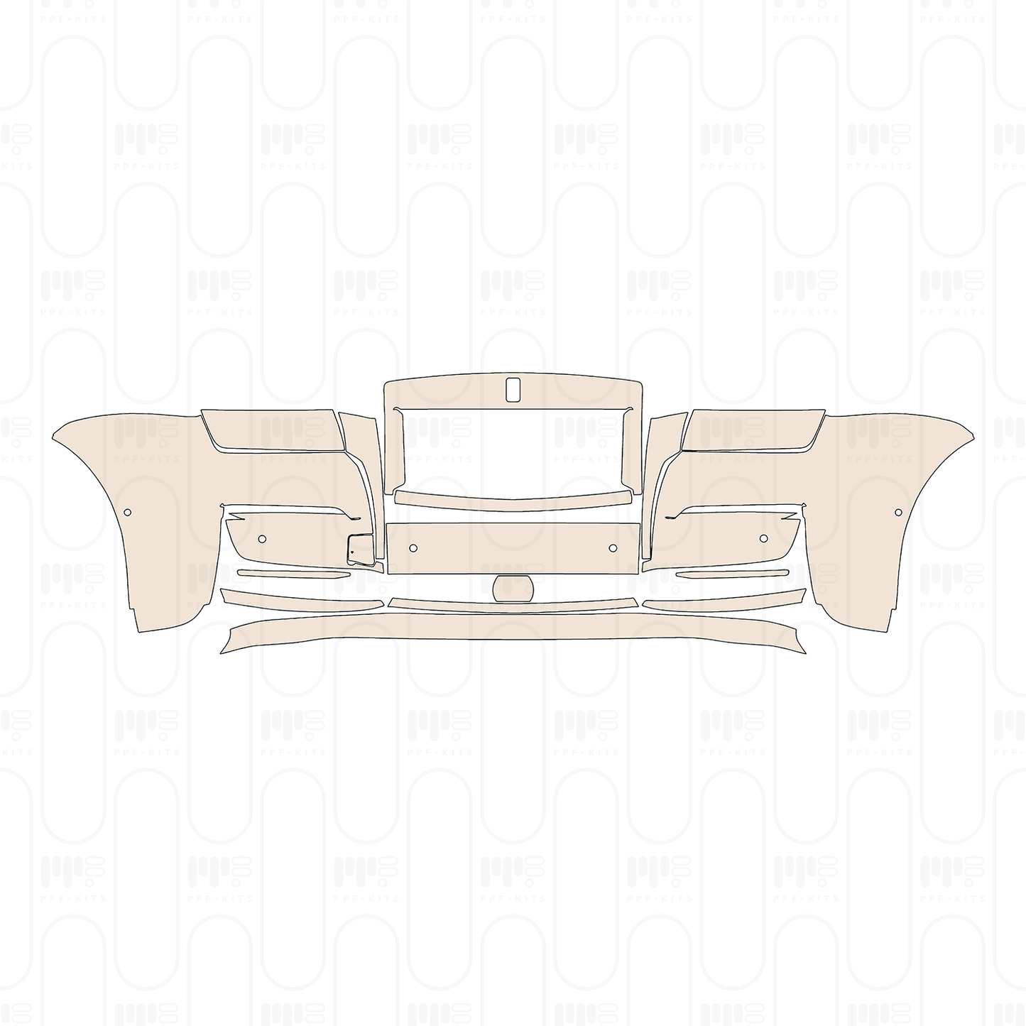 PPF prédécoupé Rolls-Royce Ghost Extended Wheelbase 2023
