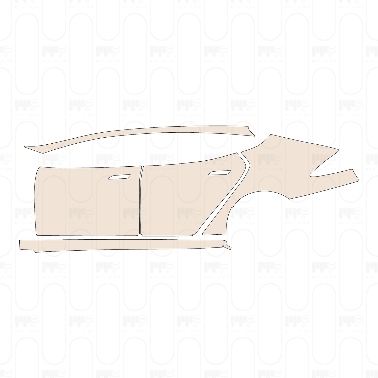 PPF prédécoupé Tesla Model S Base 2023