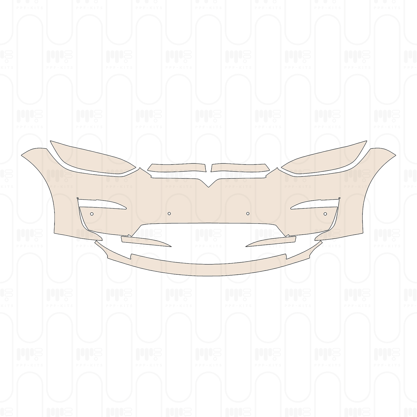 Pre-Cut PPF Tesla Model X Base 2023
