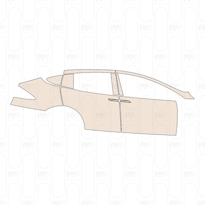 Pre-Cut PPF Tesla Model X Base 2023